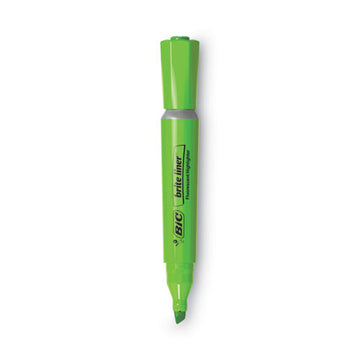 BIC® Brite Liner Tank-style Highlighter, Assorted Ink Colors, Chisel Tip, Assorted Barrel Colors, 4-set freeshipping - TVN Wholesale
